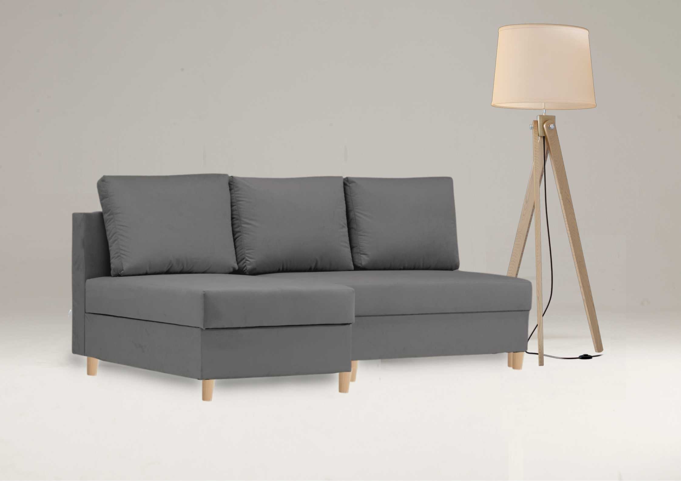 Grafitowy narożnik skandynawski